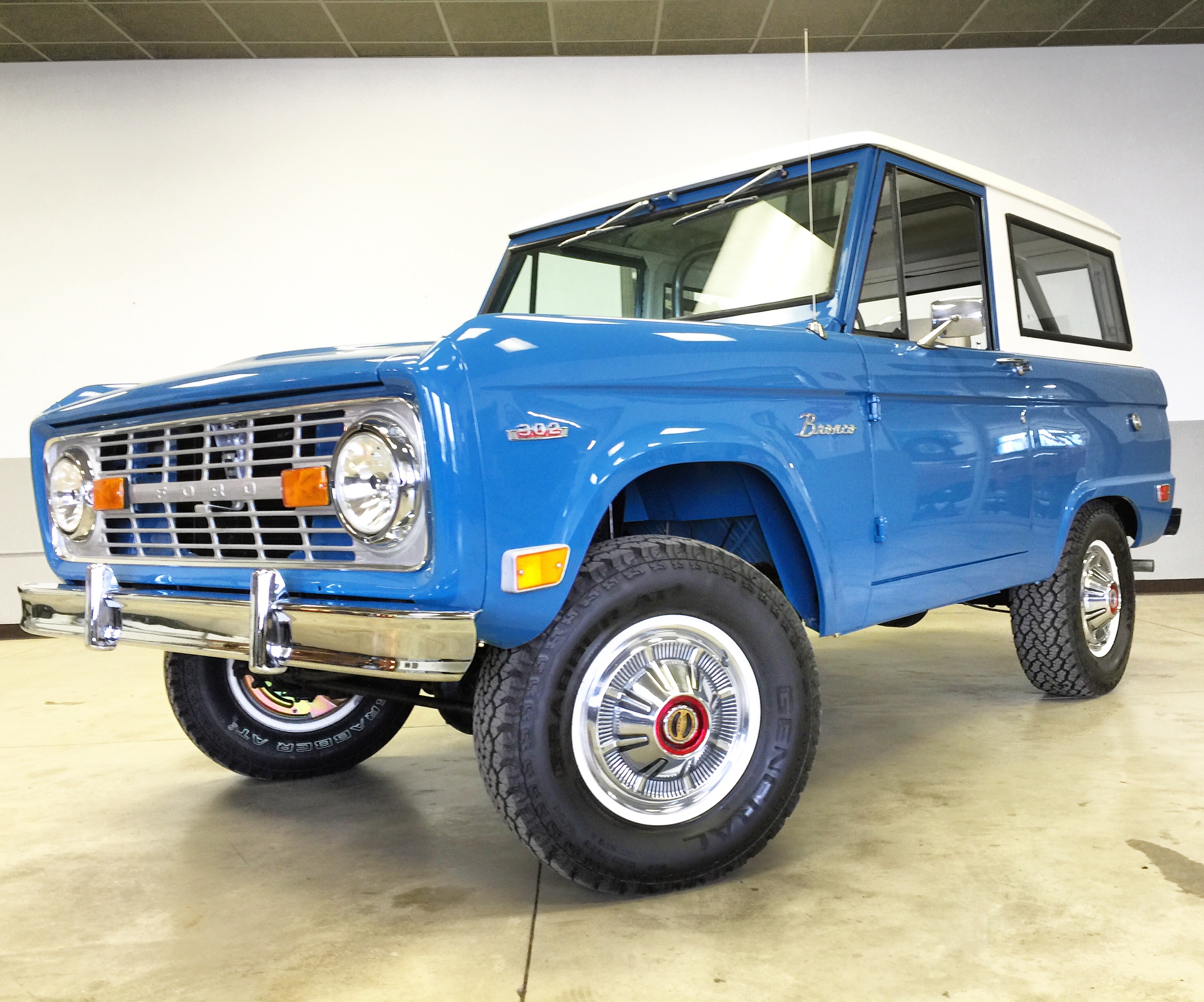 1969 Ford Bronco Harbor Blue Restoration