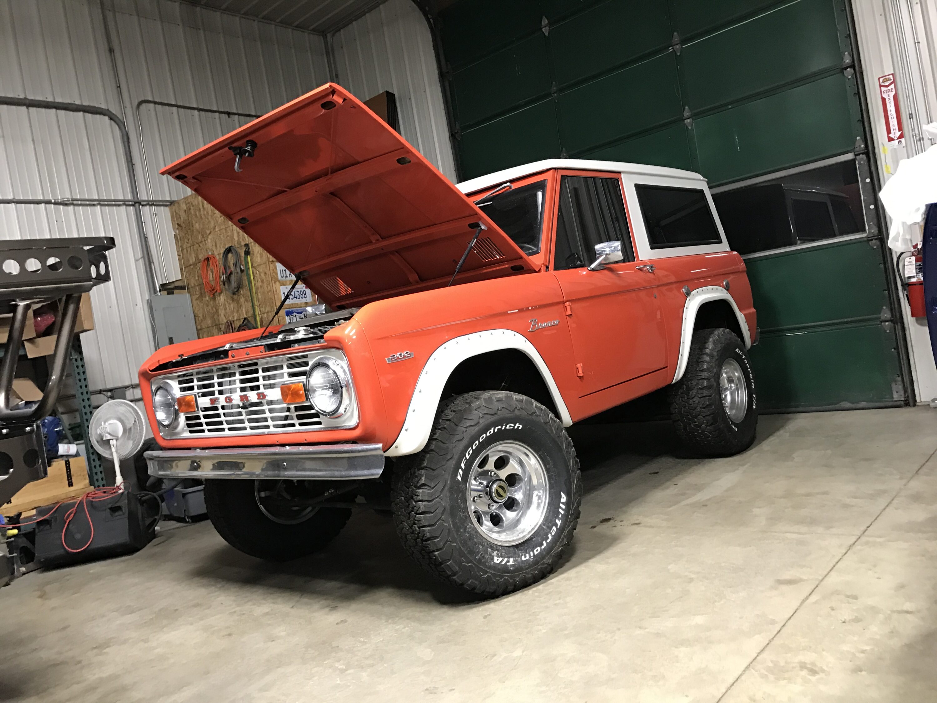 1972 Ford Bronco Orange Frame Off Restoration