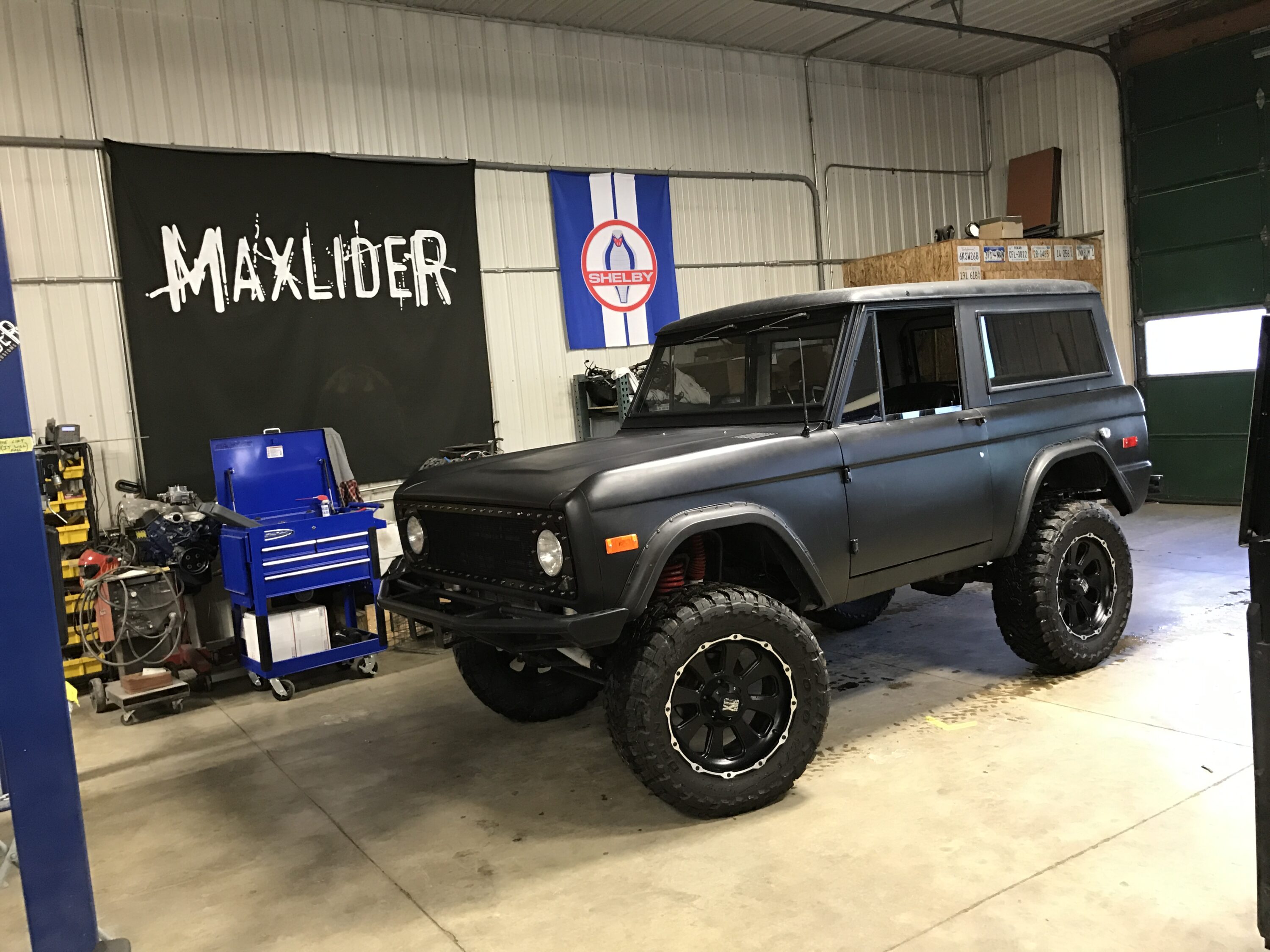 1970 Ford Bronco Murder Bronco Flat Black