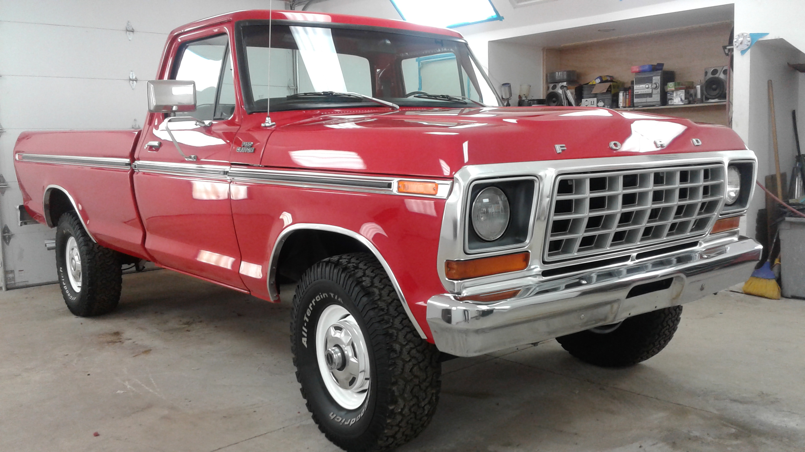 1978 Ford F-150 4x4 red